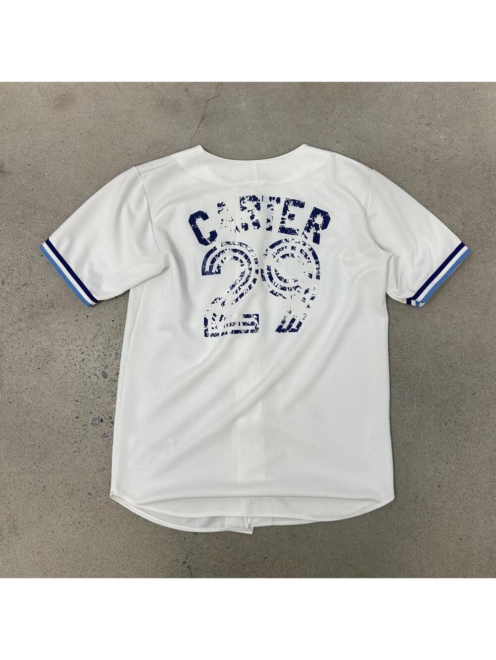 Vintage Ravens 90s Toronto Blue Jays Joe Carter Home Jersey Size XL Condition